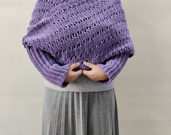 Easy Crochet Sweater Scarf Pattern – Pretty Chains Design (Digital Download PDF)