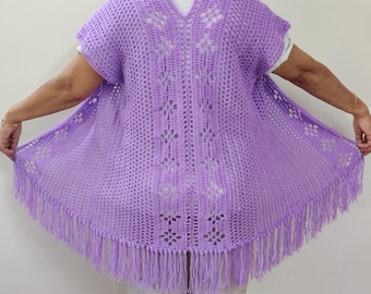 Patrón de chaleco de verano a crochet, cárdigan bohemio hippie con encaje (patrón PDF)