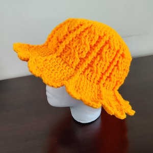 Crochet Cable Bucket Hat Easy Crochet Pattern or Sun Hat Pattern for Women PDF digital instant download