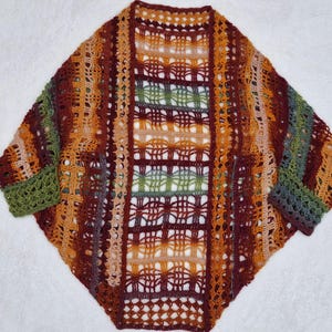 Crochet Cocoon Shrug Pattern – Lightweight Lacy Boho Cardigan Womens sizes XXS TO 6XL - PDF Pattern Instant Download