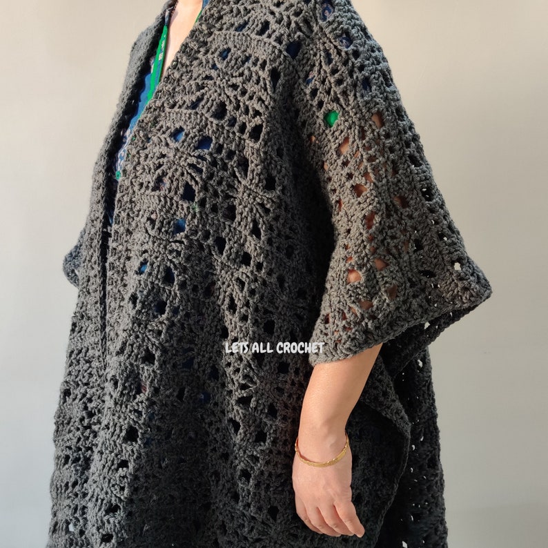Crochet Ruana Pattern Crochet Poncho Wrap for Women Blanket - Etsy