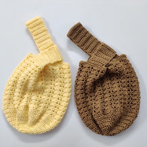 Patrón de bolso de nudo japonés de ganchillo, patrón de bolso de nudo de ganchillo, bolso de mano de ganchillo, patrón de bolso de mercado para mujeres PDF descarga digital