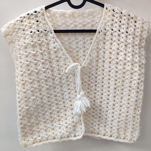 Modern Crochet vest pattern , Crochet V neck Cardigan pattern , Easy Crochet Vest Pattern , Moonflower Vest Downloadable PDF