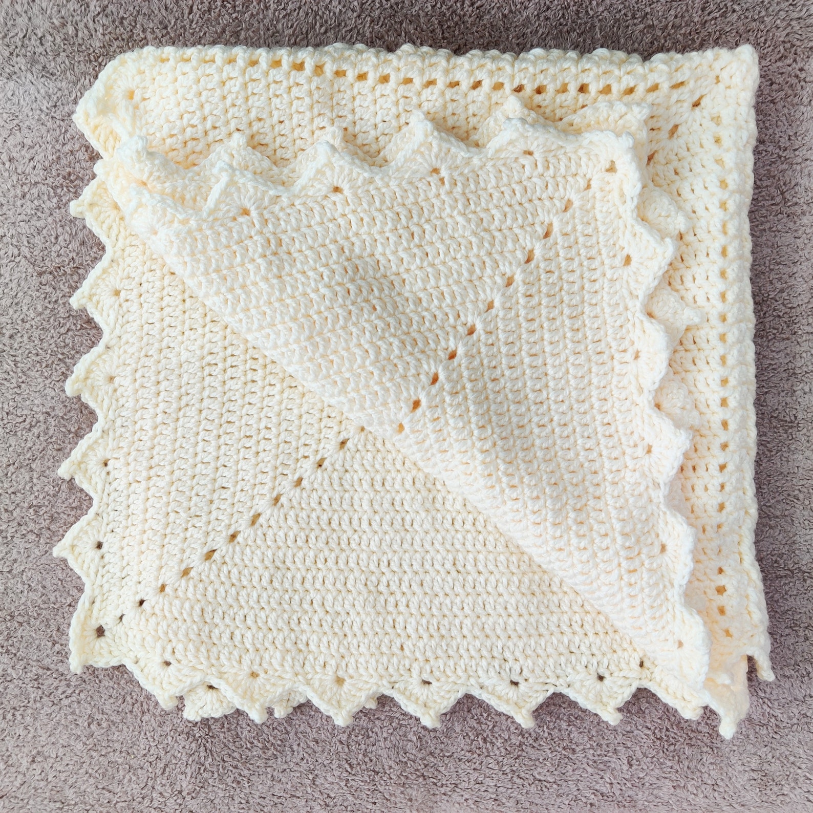 Crochet Cable Baby Blanket Pattern Easy Baby Blanket Pattern Etsy