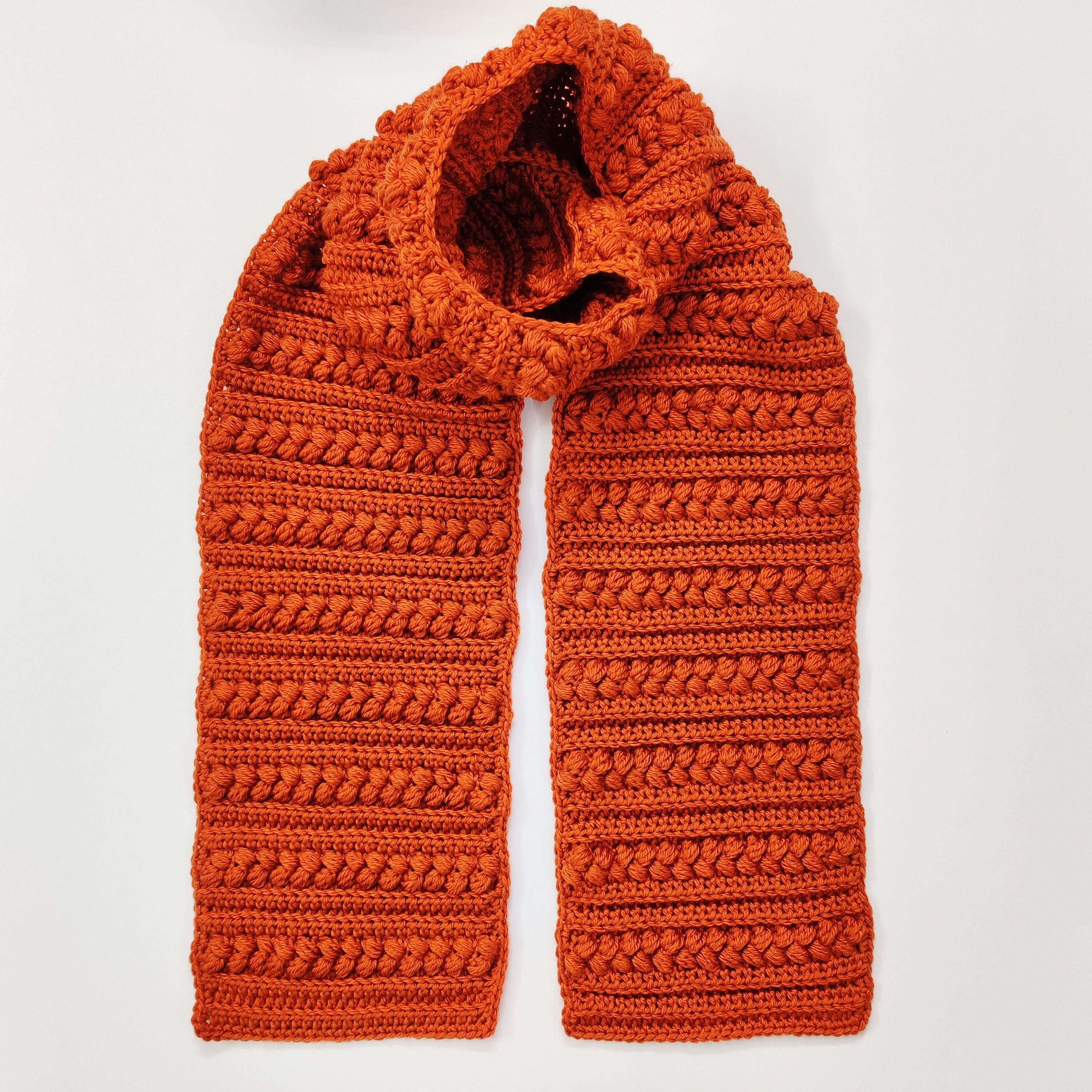 マフラー・ストール STUDIOTABLE : 24FW / HANDMADE CROCHET WOOL MUFFLER (2COLORS) Osorno by Lisa R. Myers – Wool and Company