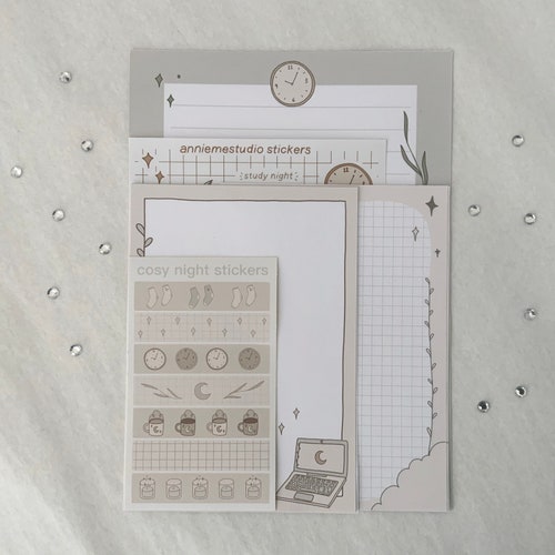 Cottagecore Stationery Set 3 Writing Set Pen Pal Snail Etsy
