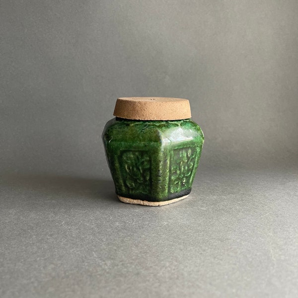 Antique Glazed Pottery Jars Etsy