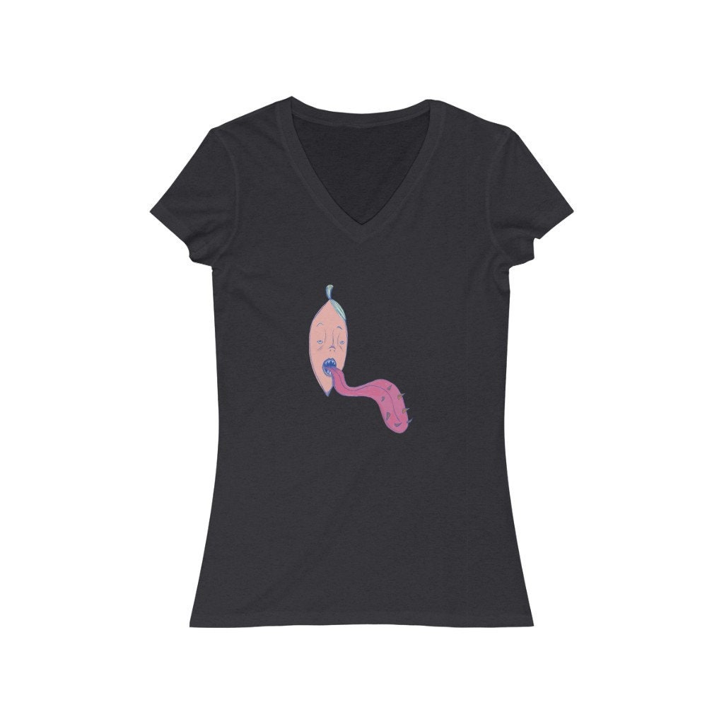 Cricut V-Ausschnitt T-Shirt Rohling – Meliertes Grau, Unisex – Für Infusible Ink & DIY-Projekte – Knitter- & Pillingresistent