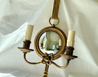 Vintage francuski kinkiet ścienny z brązu autorstwa Henri Petitot dla Atelier Petitot