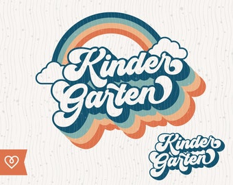 Download Retro Rainbow Svg Etsy