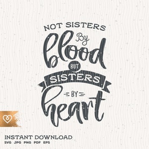 Schwestern von Herz Svg Schwestern von Blut Svg weibliche Zukunft Svg Schwesternschaft Cricut ermächtigt Frauen Svg Mädchen Macht Svg Frauen Power Svg Mädchen Boss