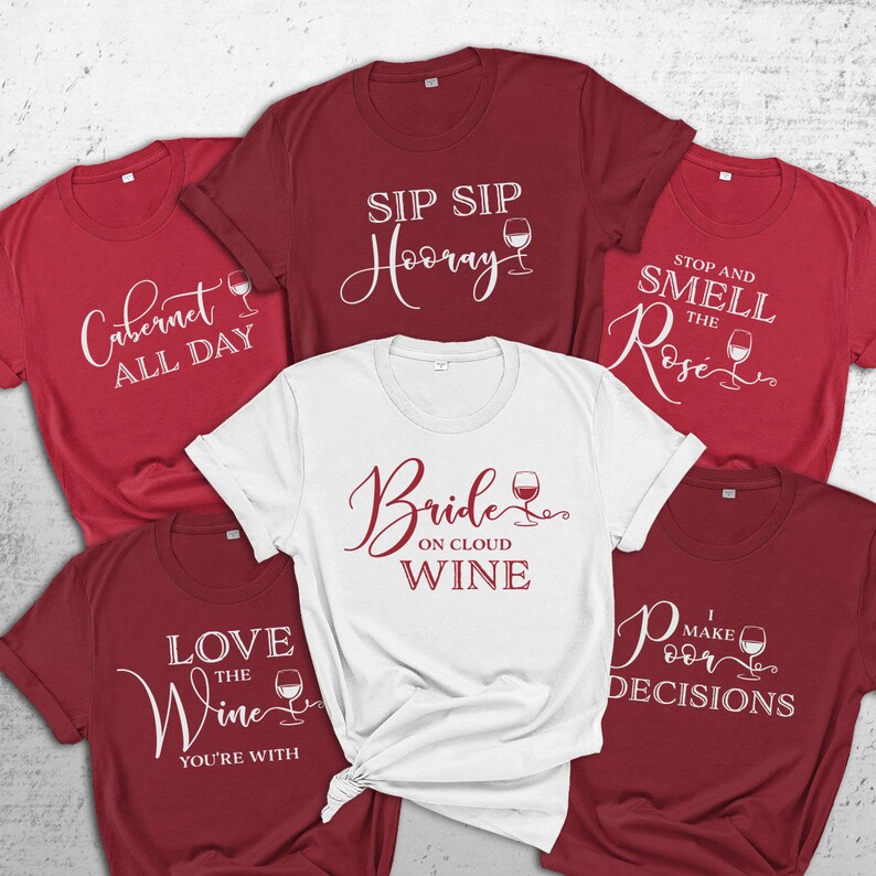 Download Wine Bachelorette 9 Party Svg Shirts Design Wine Bridal | Etsy