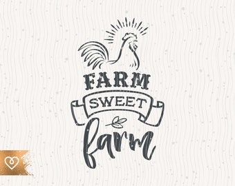 Farm Svg Sweet Farm Svg Country Girl Svg Rooster Svg Classy Country Music Svg Instant Cricut Svg Southern Sassy Svg Small Town Girl