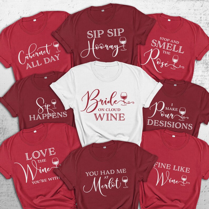 Download Wine Bachelorette 9 Party Svg Shirts Design Wine Bridal | Etsy