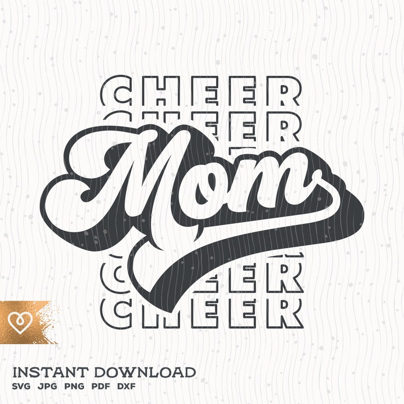 Cheer Mom Svg Retro Design Cheer Mother Png Sport Mama Cheer - Etsy