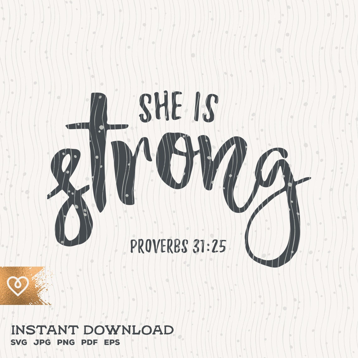 Digital Art Collectibles She Is Strong SVG Inspirational Svg For