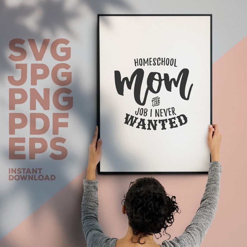 Download Homeschool Mom Svg Job Is Never Wanted Instant Download | Etsy