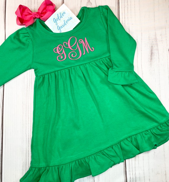 girls kelly green dress Isabella Kelly Green Knit Midi Dress