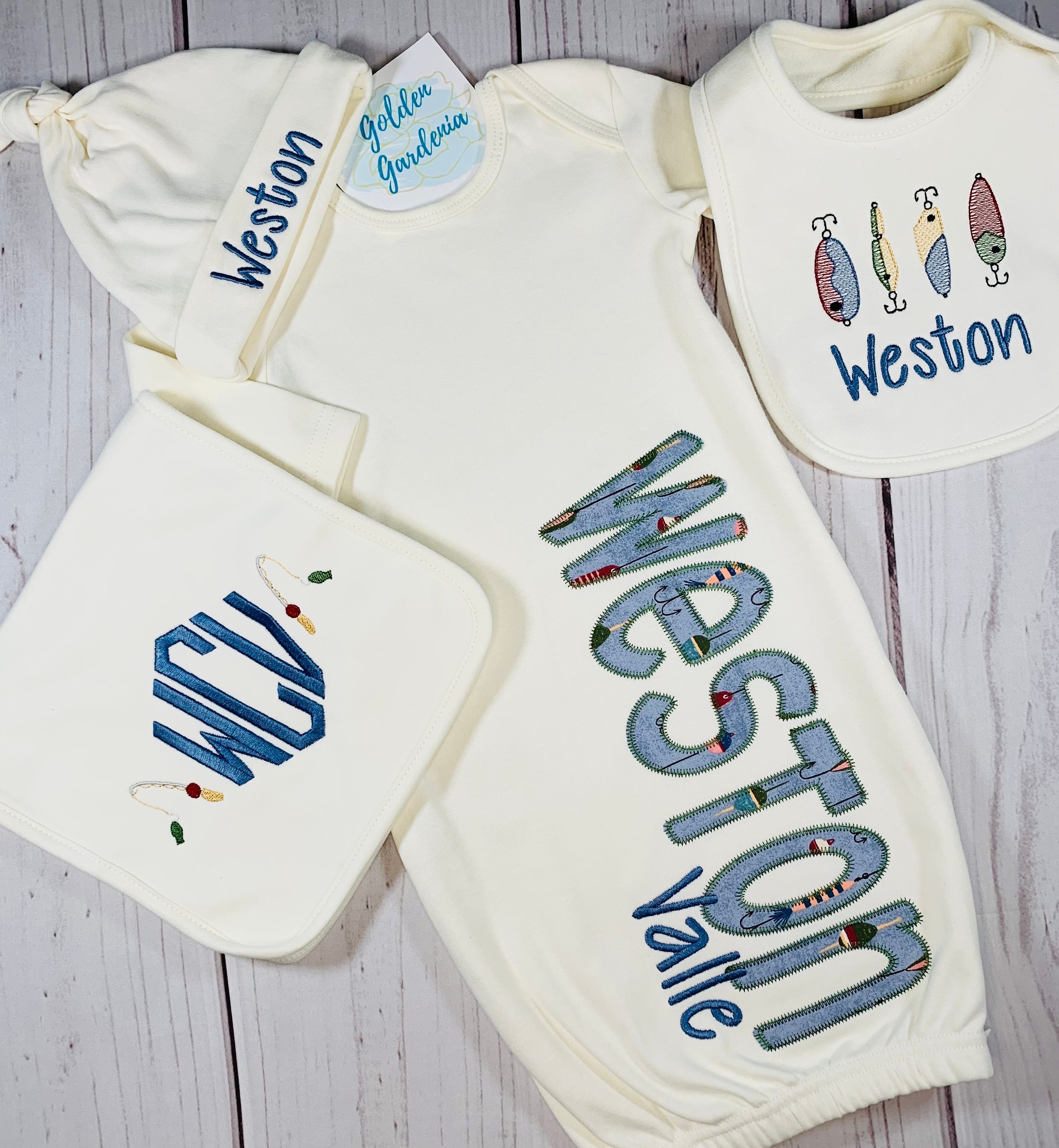 Newborn wonderflex boy nightgown