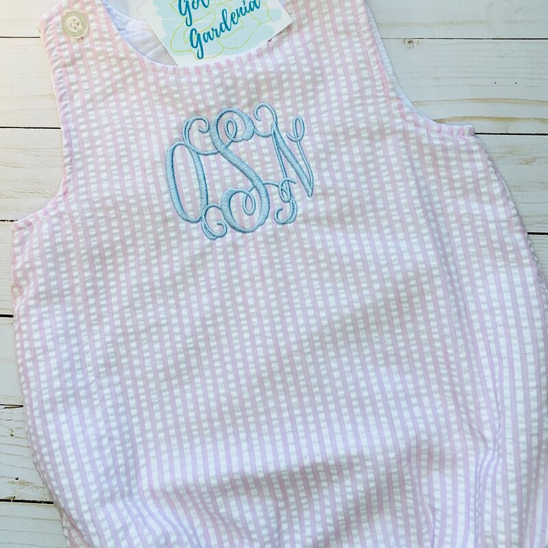 Funtasia Color Works Baby / Toddler Girls Seersucker Ruffle Bubble - Hot Pink main image 1