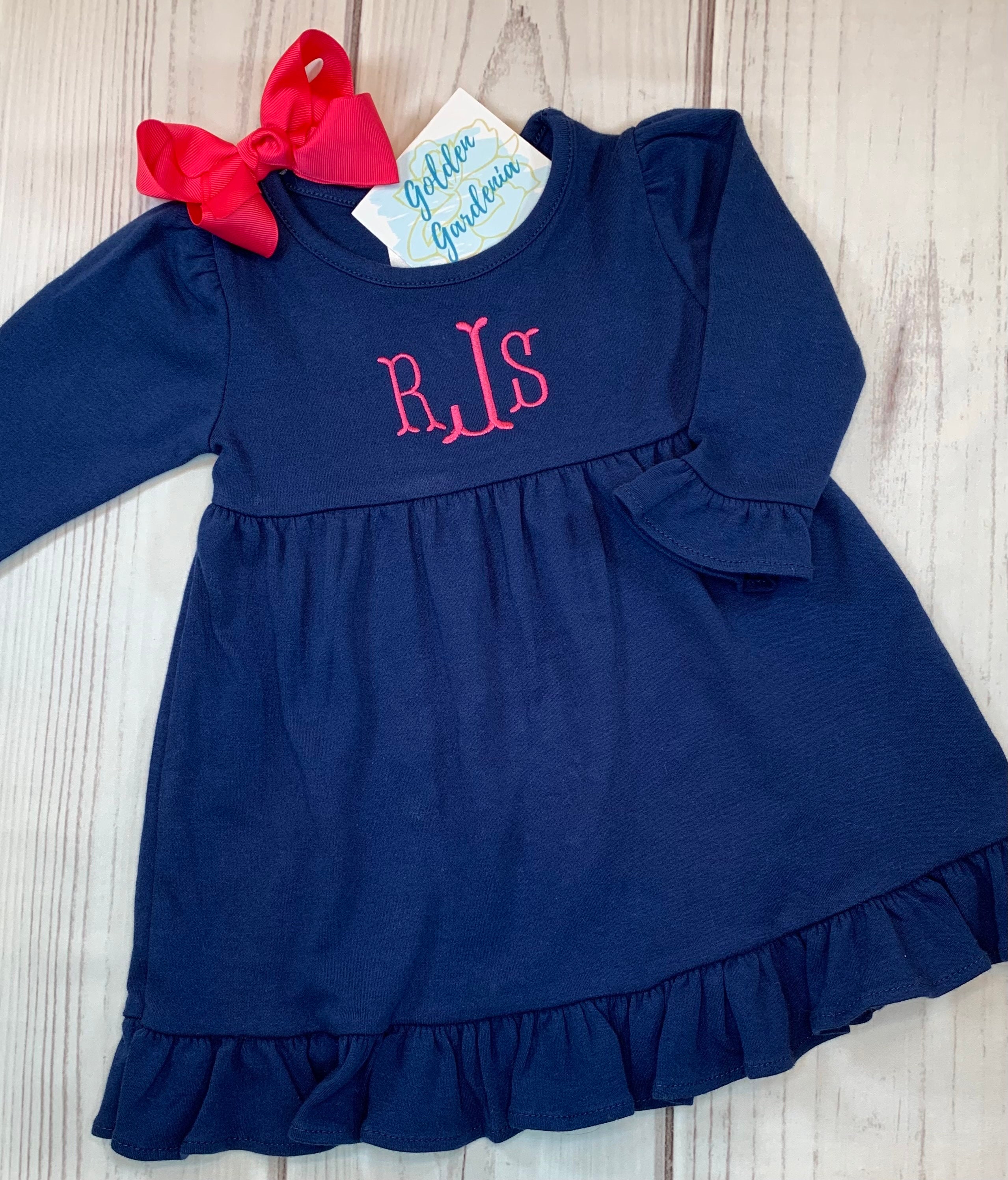 Navy Blue Baby Dress - Etsy Navy Blue Baby Dress - Etsy