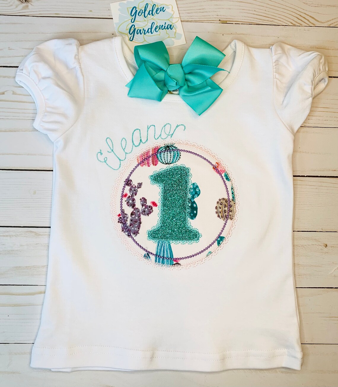 cactus birthday shirt