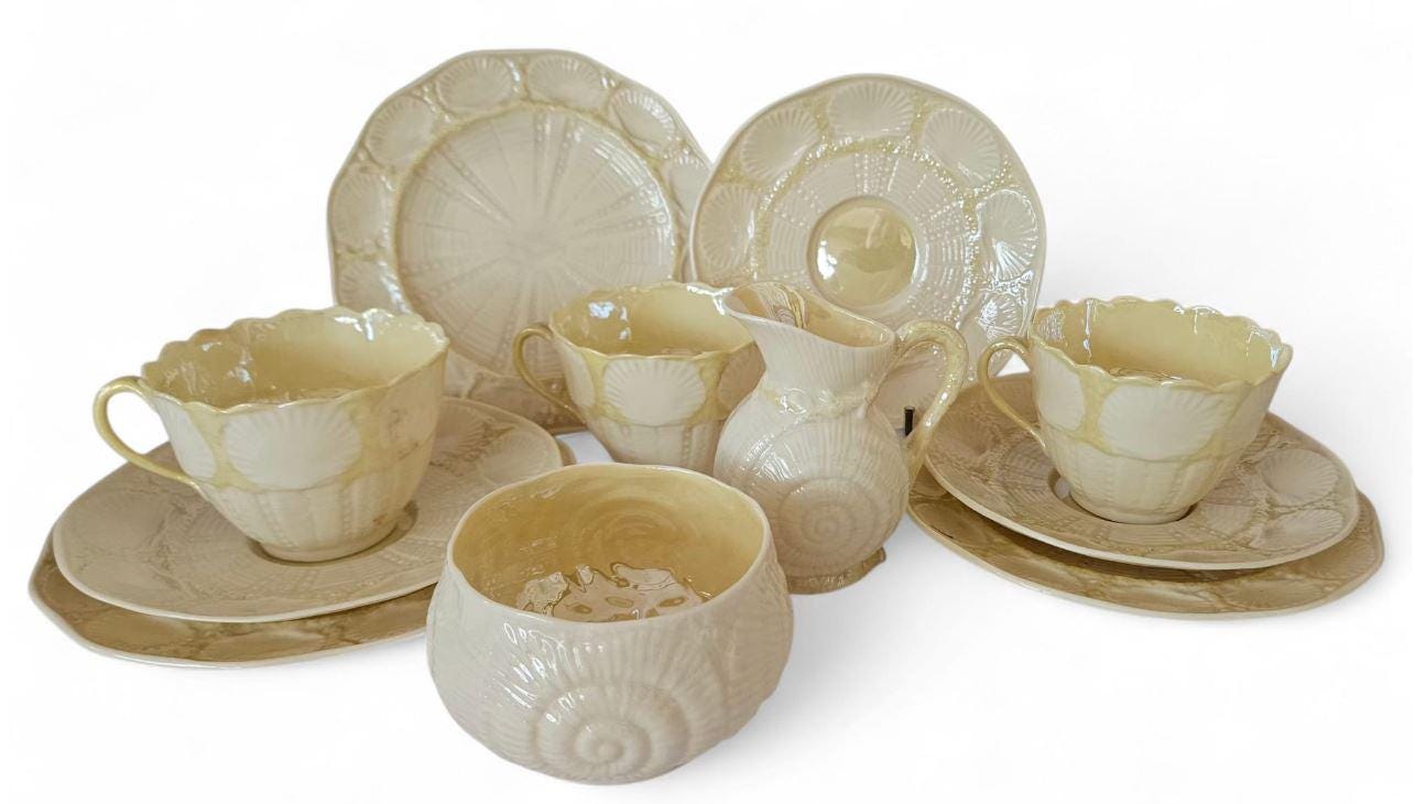 Belleek tea set - Etsy 日本