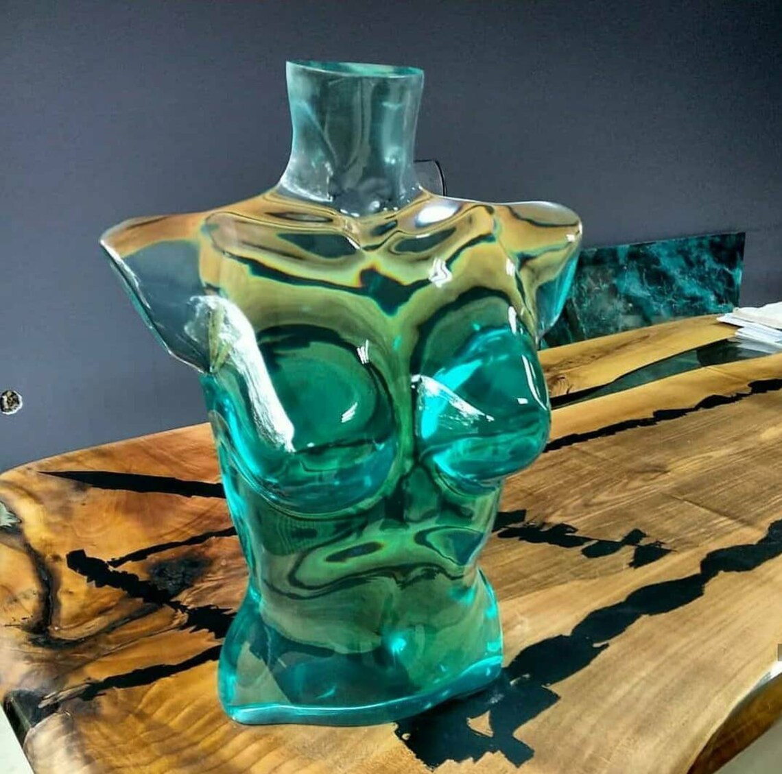 Epoxy resin sculpture Etsy