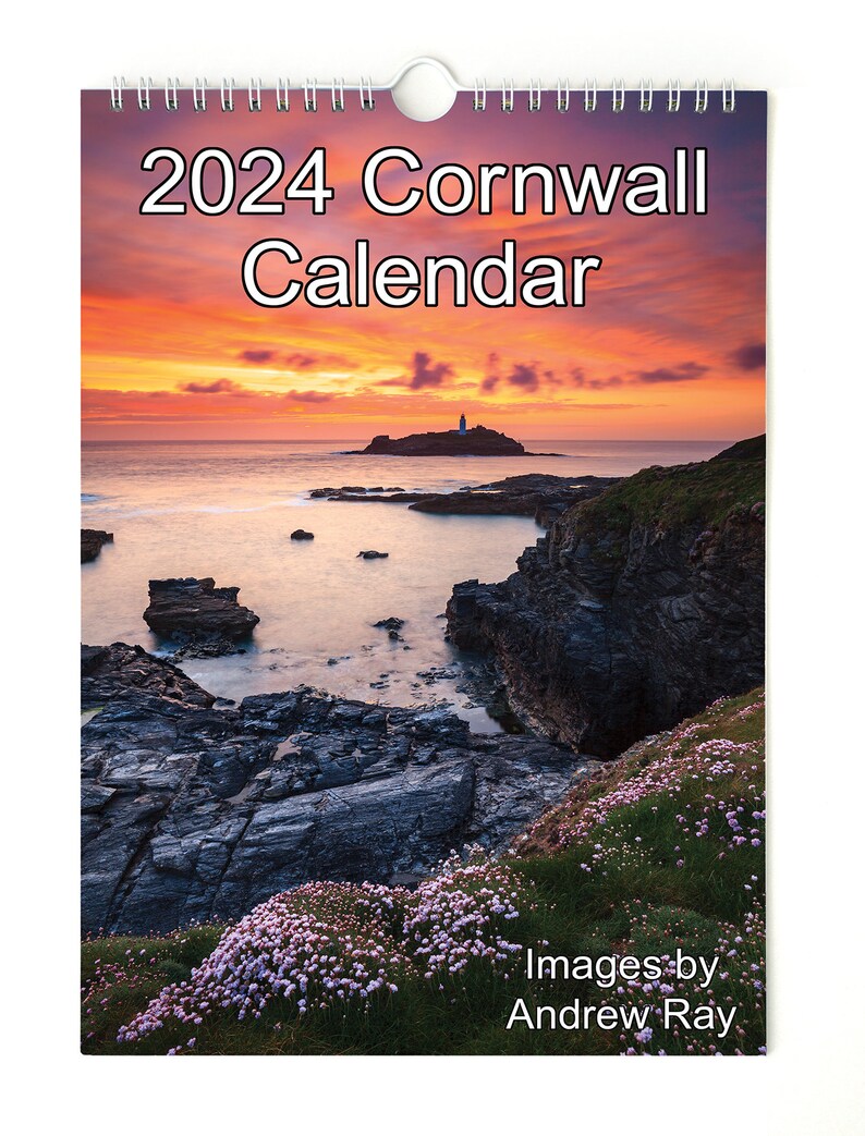 2024 Cornwall Calendar A4 Featuring 13 Cornish Landscape Etsy