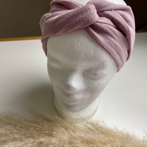 Haarband aus Musselin in rosatönen // Turban Haarband Damen // Stirnband zum binden // Festival Accessoires // Bild 9