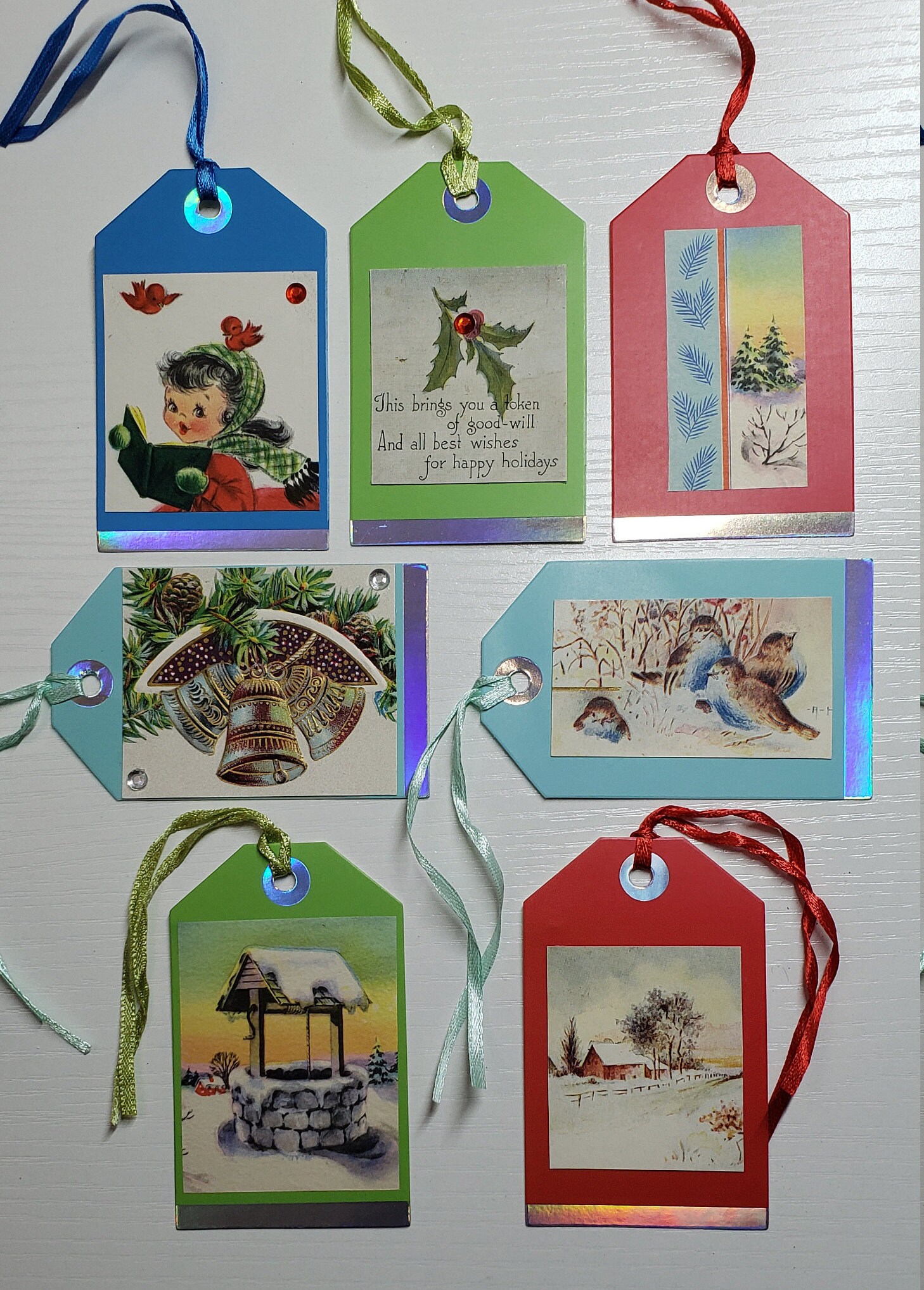 Handmade Christmas Gift Tags  Etsy