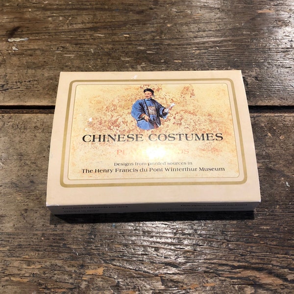 1984 Chinese Costumes Playing Cards