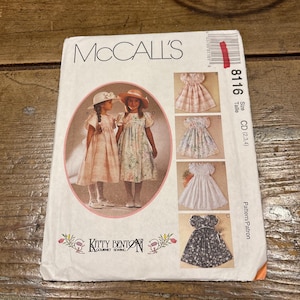 McCall&#39;s Pattern #8116 Kinder- en meisjesjurken