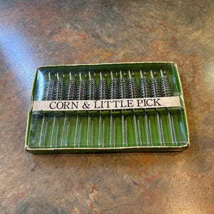 Vintage Corn & Little Pick Cocktail Forks