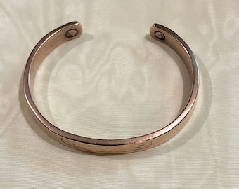 Pulsera de puño de cobre