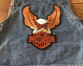 Harley Davidson Vest | Etsy Australia