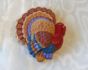 Hallmark Thanksgiving Turkey Lapel Pin