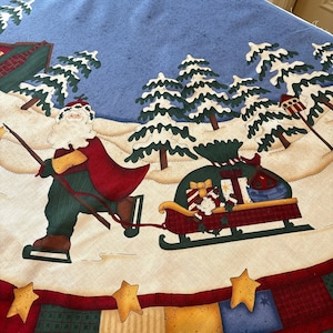 Cranston VIP Whispering Pines Christmas Tree Skirt Fabric Panel