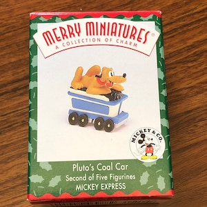 Hallmark Merry Miniatures Collection Pluto's Cool Car