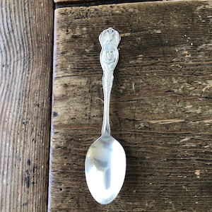 Wm. Rogers & Son Silver Plate Massachusetts Souvenir Spoon