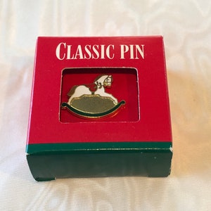 Hallmark Classic Rocking Horse Lapel Pin