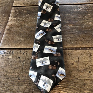 Fly Fishing Men&#39;s Necktie