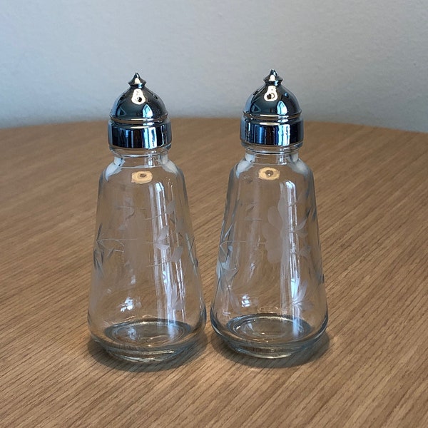 Princess House Salt and Pepper Shakers Etsy