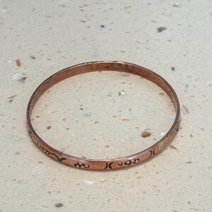 Vintage Copper Bangle Bracelet