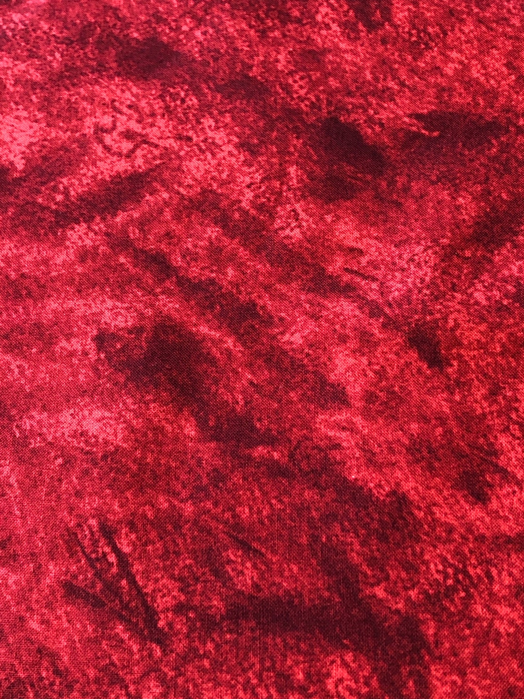 Red Cutton Red Cotton Fabric - Etsy