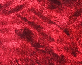 Tela de algodón rojo