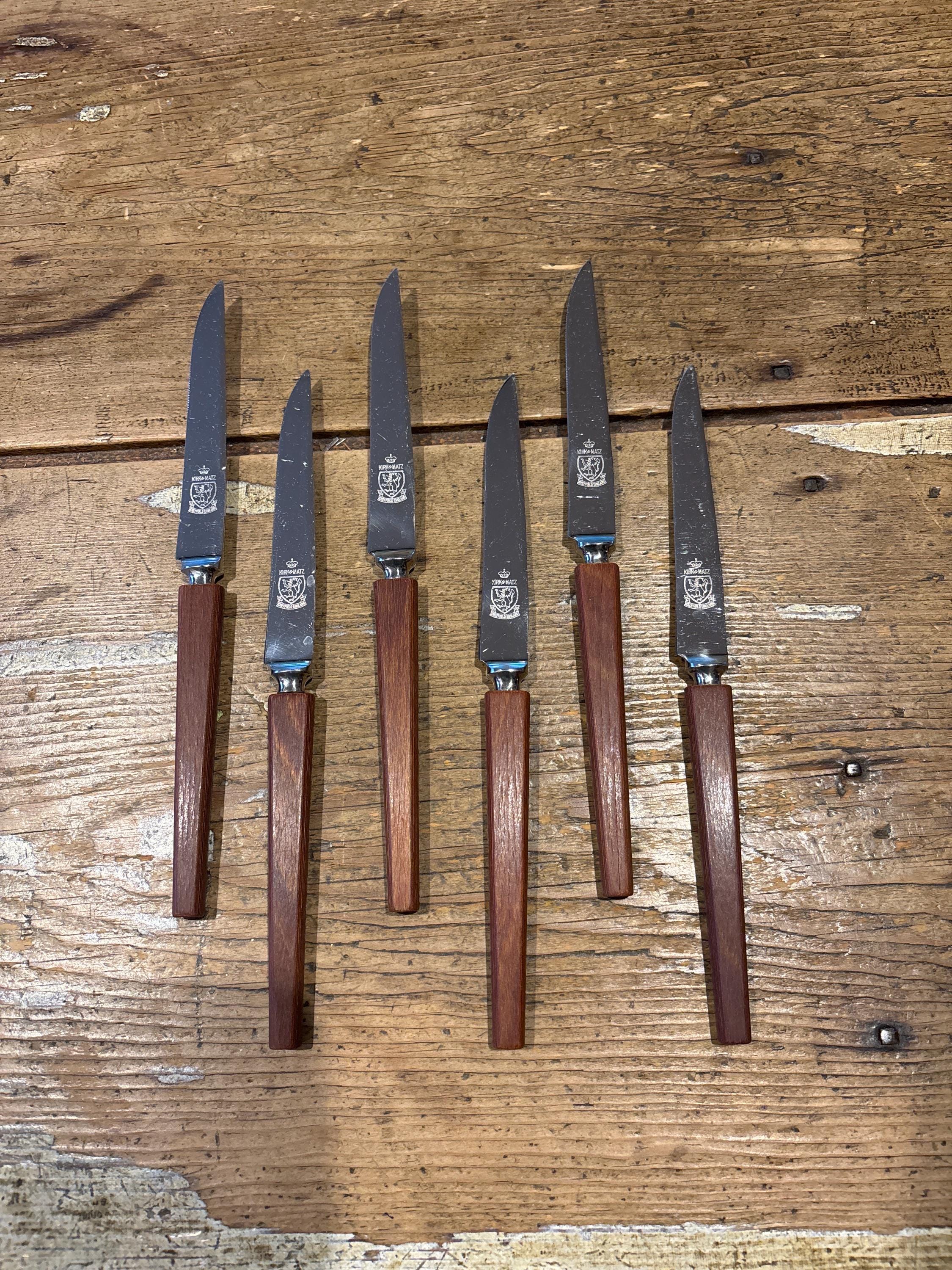 KIRK & MATZ Steak Knives - Etsy