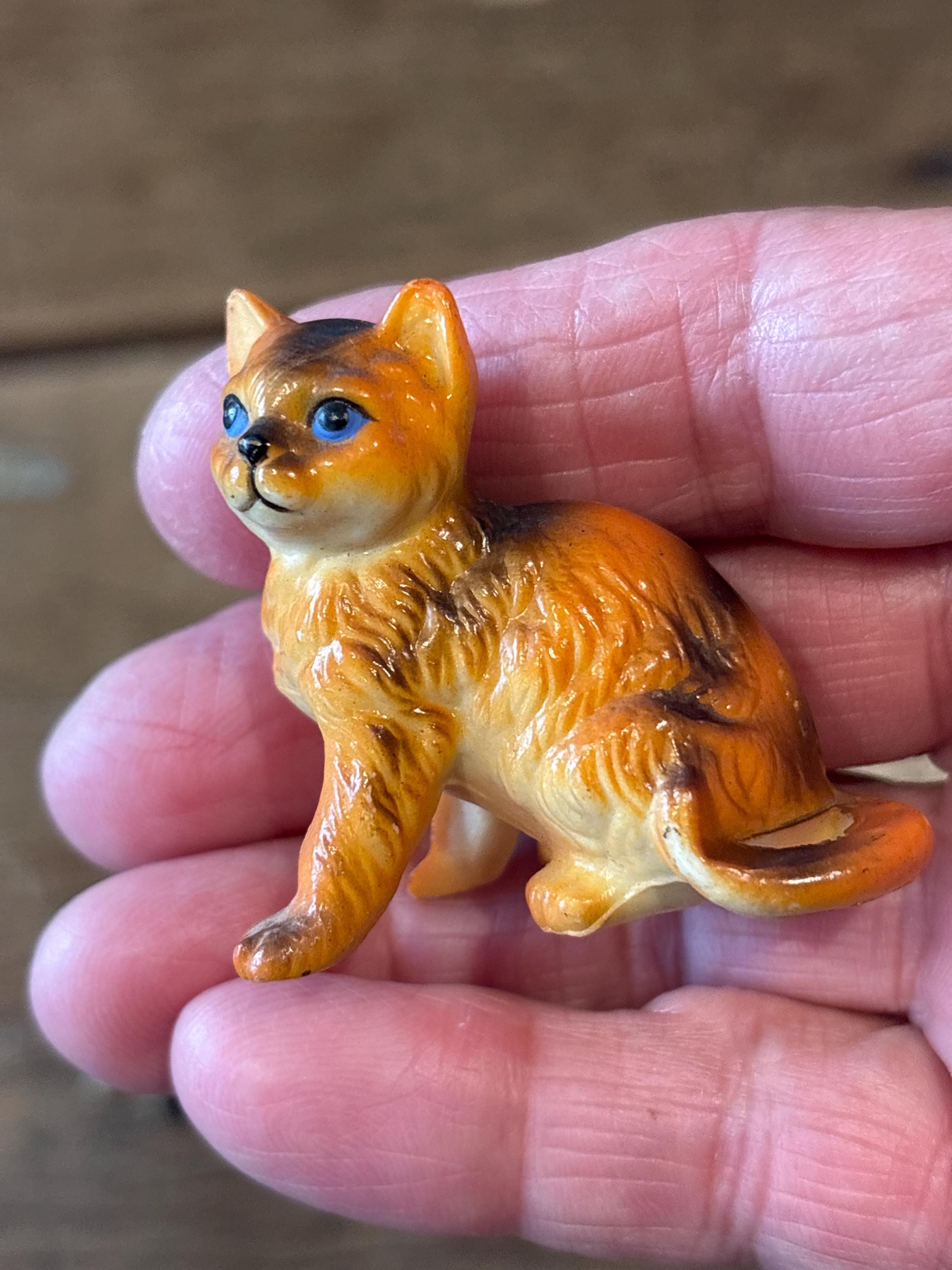Vintage Cat Figurines - Etsy