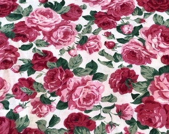 Springs Industries Inc. Tessuto in cotone a tema rosa