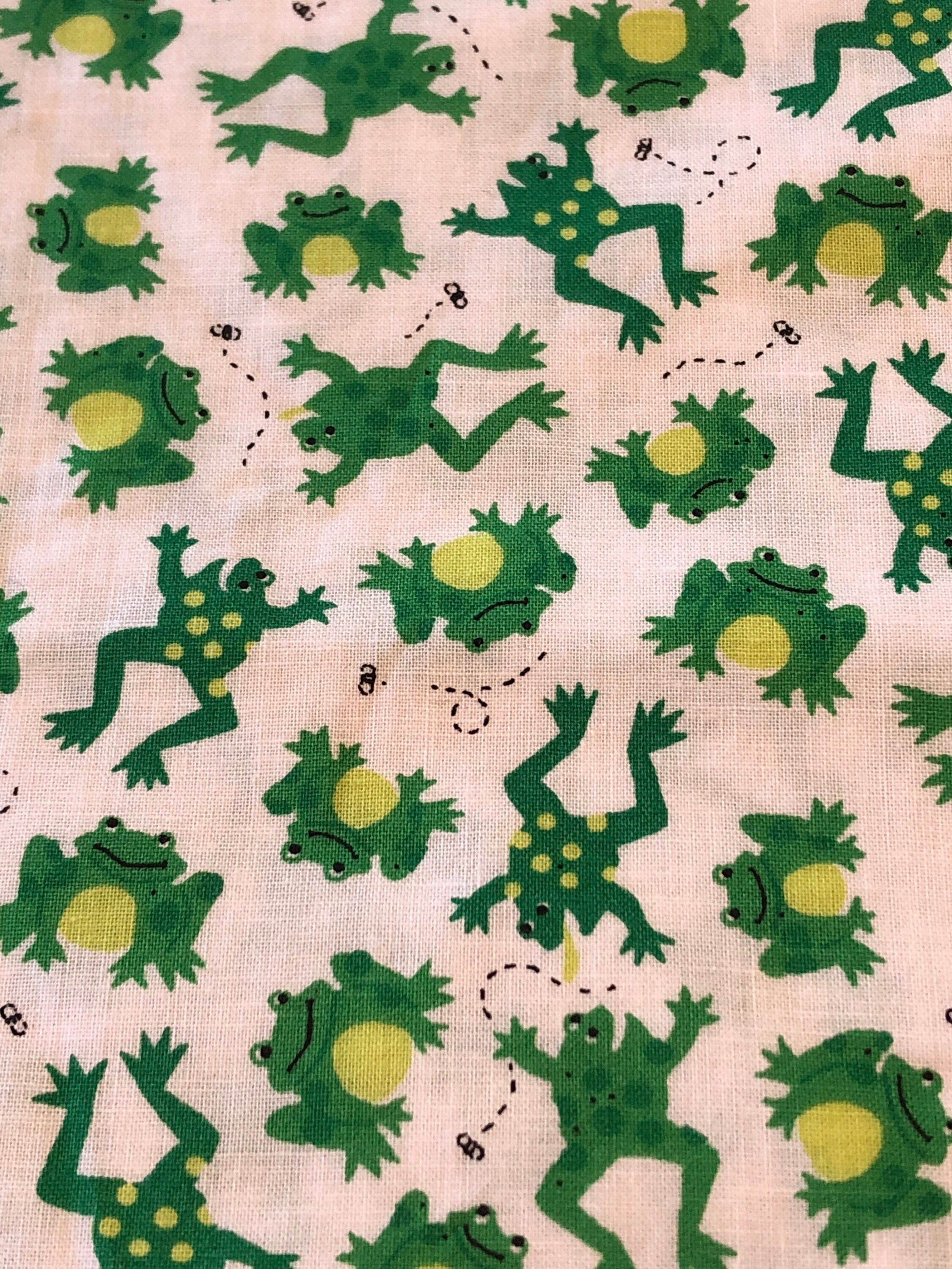Frog fabric discount
